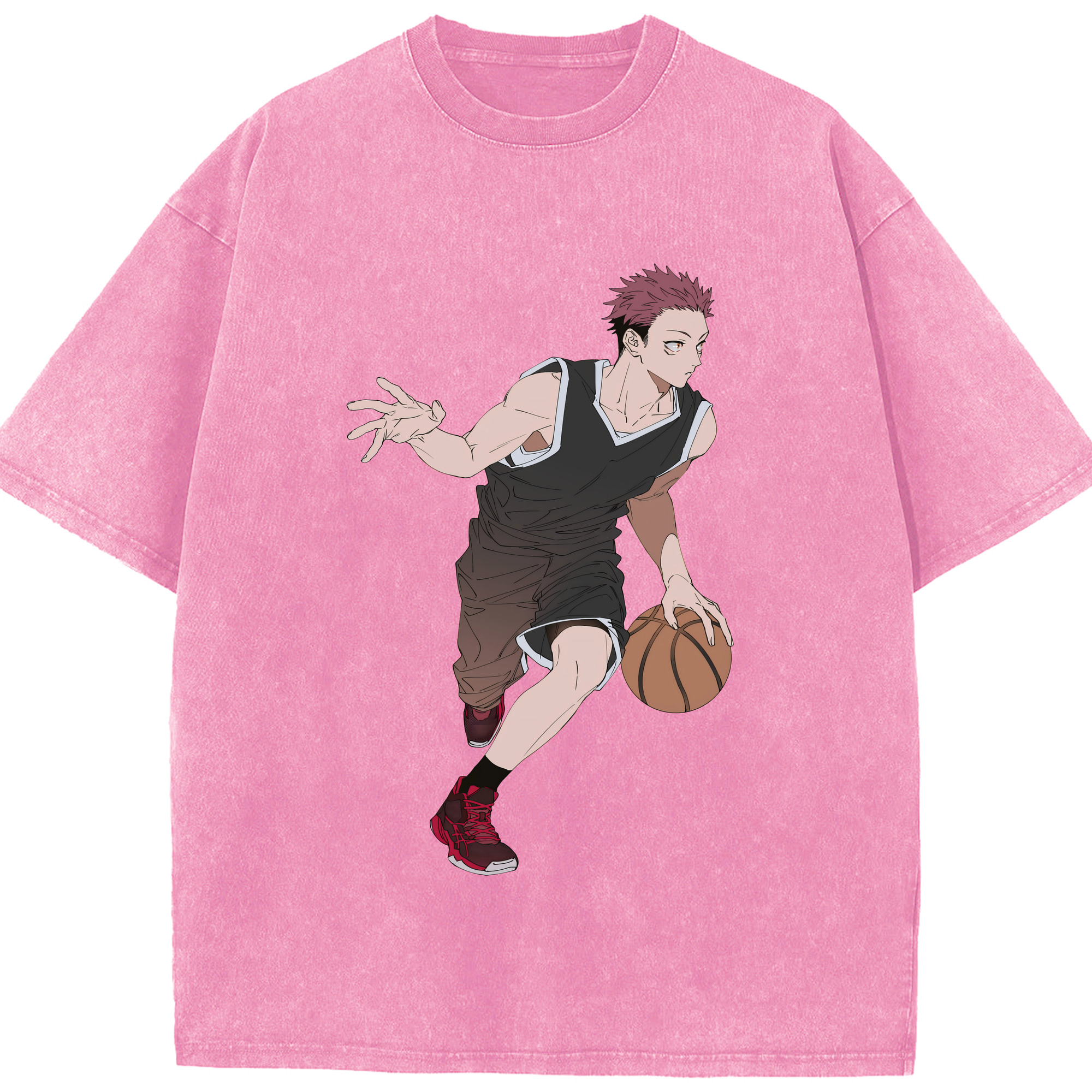（画像用） 呪術廻戦 Jujutsu Kaisen 綿100% ヴィンテージ風 半袖Tシャツ（フロントプリント）